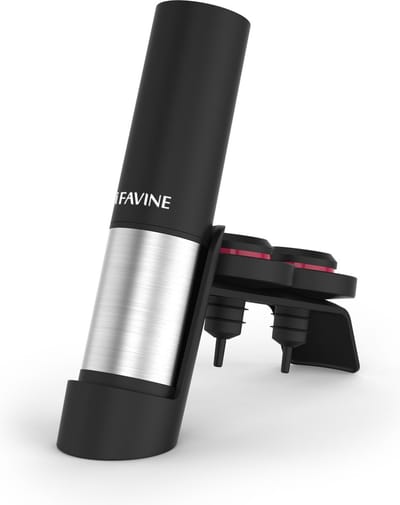Ifavine Wijnpomp met 2 Vacuüm Wijnstoppers - Wine Preserver Giftbox - Wijn Bewaarsysteem - Zwart