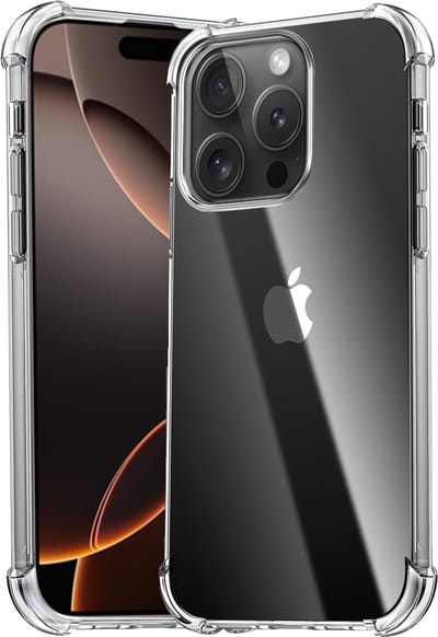 Hoesje geschikt voor iPhone 16 Pro - Shockproof Transparant met Extra Hoekbescherming Back Cover Case