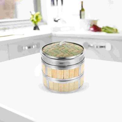 Doublure en bambou pour cuiseur Long Bao Aliment pour panier de cuisson Vapeur pour raviolis Cheveux