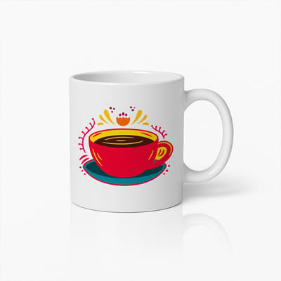 Nevolis® | Koffiemok 330ml met Uniek Design | Ontwerp Jouw Eigen Mok | Handgemaakt Cadeau voor Koffieliefhebbers | Gepersonaliseerd op Aanvraag | Enkel of Grote Bestelling