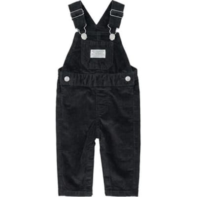 Levi´s ® Kids Corduroy Mouwloze Jumpsuit Zwart 12 Months Jongen