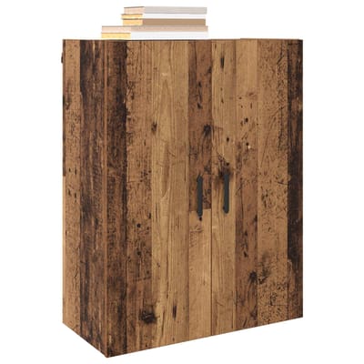 vidaXL - Wandkast - Oudhout - 69,5 - x - 34 - x - 90 - cm - Bewerkt - hout