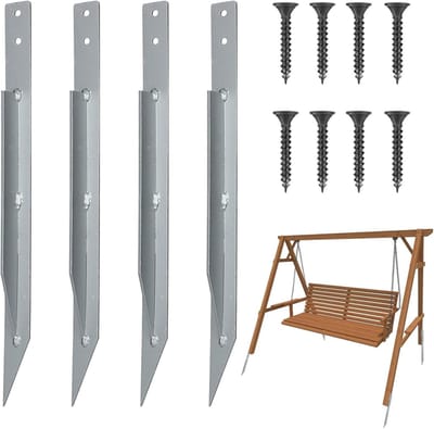 Outdoor swingende ankers - Bodemverankeringen Trampoline Stakes - zware tent nagels accessoires voor, speelhuis, speeltoren