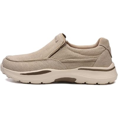 Heren Mode Casual Schoenen Ademend Mesh Lichtgewicht Instapschoenen Casual Sneakers Outdoor Grote Maat 39 -48 Heren Sneakers 40 kaki