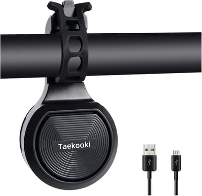 Solidchoice - Elektronische Fietsbel 80-120 dB USB Oplaadbaar