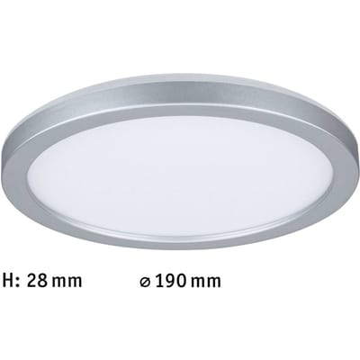 LED-paneel Atria Shine Backlight rond 190 mm 11,2W 850lm 4000K Chroom mat