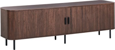BRADLEY - TV-meubel - Donkerbruin - MDF