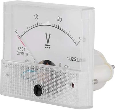 Analoge Spanningsmeter DC Paneelmeter 0-30V voor Circuit Testen - Nauwkeurige Voltmeter