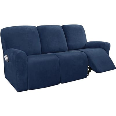 Fluwelen Fauteuil Bankhoes Voor Woonkamer Verstelbare Stoelhoes Bank Beschermhoes Fauteuil Hoezen 1 2 3 4 Zits Bankhoes voor Thuis 1 Seat(22-33inch)