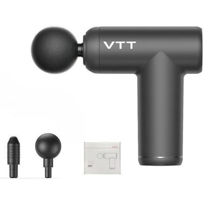 Fascia Gun Massager Home Fitness Professionele Intelligente Massage Gun LCD Elektrische Mini Fascia Gun. gray
