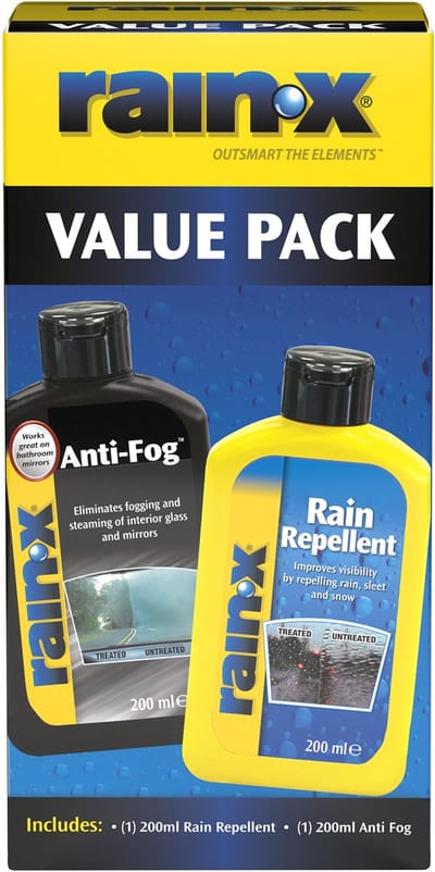 Rain-X Anti-regen & Anti-condens Voordeelverpakking - 2x200ml - Regenafstotende Coating = Hydrofobe Technologie