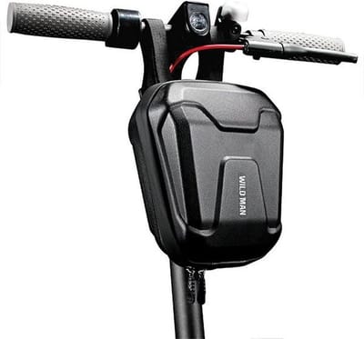 Wildman - Scootertas - Steptas/Fietstas - Waterdicht - Met rits en extra binnenvak - 2,5 liter - Zwart