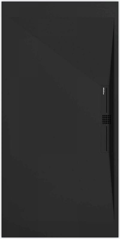 Sanifun douchebak Stone Side Black Smooth 1000 x 700 P