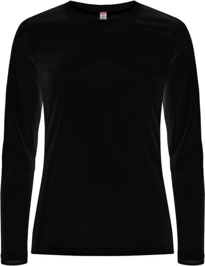 Clique Basic Active-T L/S Women 029041 - Zwart - 40/L