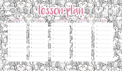Wallvy - Magnetisch Lesplan - 30x17,5 cm - Droog uitwisbare Markers - Personaliseerbaar