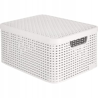 Curver Style Serie - Opbergbox met Deksel - 18L - Lichtgrijs
