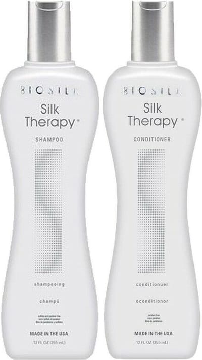 Biosilk Silk Therapy Shampoo 355ml + Conditioner 355ml