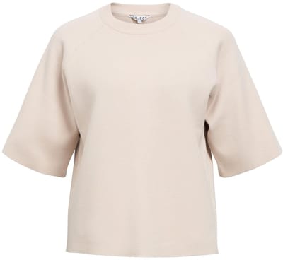 Object Objreynard 2/4 Knit Pullover Truien & vesten Dames - Sweater - Hoodie - Vest- Beige - Maat XS