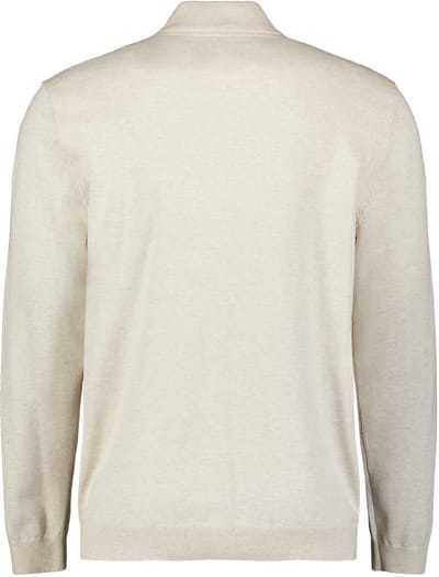 No Excess Pullover stand up collar half zip m kit melange