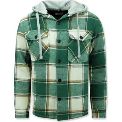 Houthakkers Vest Heren Gevoerd -7969 - Groen