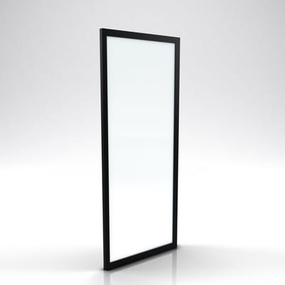 Aurlane - Inloopdouche Factory 80 X 200cm - Zwart Profiel - 6 Mm Helder Glas
