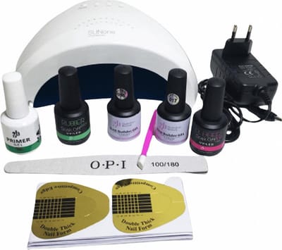Guardian Beauty BIAB Builder Gel Startpakket - Met 2-in-1 UV/LED Nail Lamp - Nagel Gellak Set