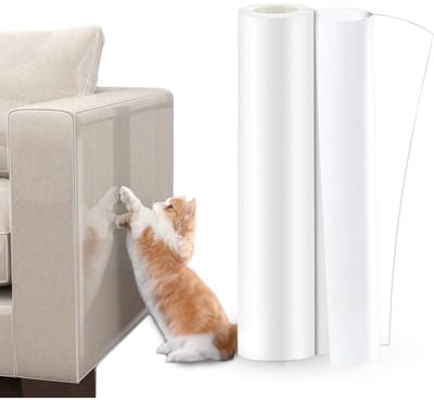 Daity 1 rol - krabpaal voor katten - Bankbescherming - zelfklevende zelfklevende krabplank voor kattenboom - deur - bank (30 cm * 3 m)