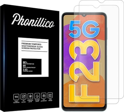 Screenprotector voor Samsung Galaxy F23 - 2 stuks Beschermglas van glas Transparante glazen schermbeschermfolie