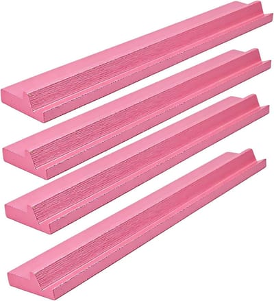 Mahjong Speelsteenhouder - Houten Tegelstandaard Domino - Spelavonden Organiseren - Stabiele Antislip Grip - 44 x 14.5 x 6.5 cm