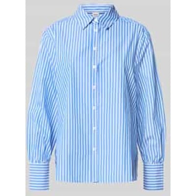 Brax Dames Blouse  Style VIC moonlight blue, blauw, maat 34
