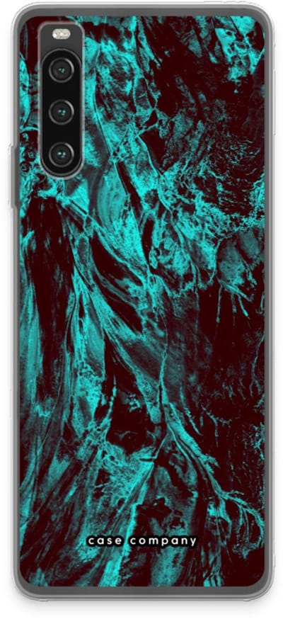 Case Company® - Hoesje geschikt voor Sony Xperia 10 IV hoesje - Ice Age - Soft Cover Telefoonhoesje - Bescherming aan alle Kanten en Schermrand