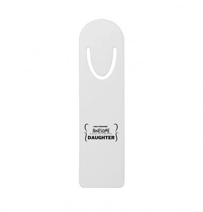 Hacebo® - I am a freaking awesome daughter metalen boekenlegger - Dochter - beste dochter - liefste dochter - verjaardag - cadeau - kado - bedankje - geschenk Bladwijzer boekenleggers - 12.7 cm x 3.2cm
