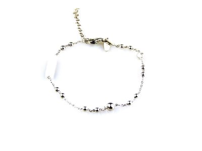 model Bianca armband in zilver met witte keramiek en cubic zirconia