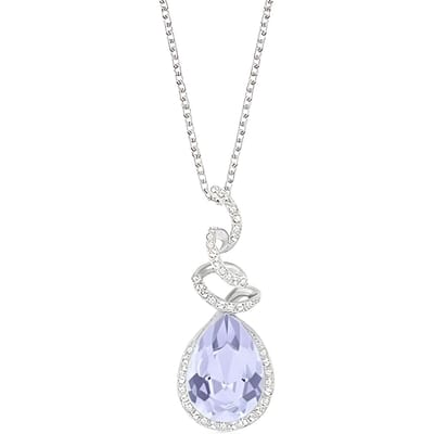 Collier Swarovski Damas Goutte d'eau Forme poire pour femme Argent 5182694 Silver,F white