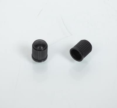 2 Bouchon de valve standard plastique noir pour moto voiture scooter deux roues