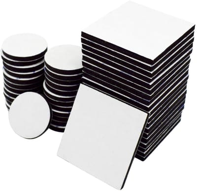 Dubbelzijdige Lijm Pads - Montage Pads - Vastzetten Objecten - Dubbelzijdig Zelfklevend - 2 Maten - Zwart