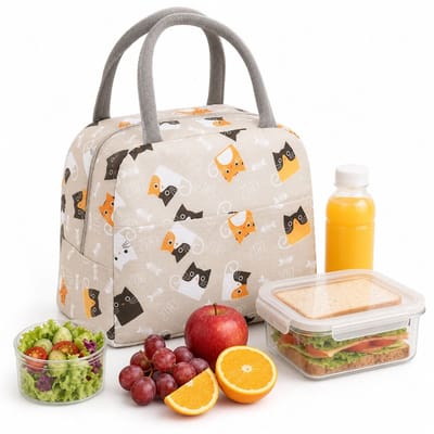 VHV - Lunchtas - lichtgewicht geïsoleerde tas - 6L, opvouwbaar en koelhoudend - voor picknick, school en werk