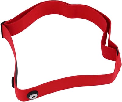 Borstband Vervanging - Hartslagmeter Band - Sport Training - Universele Pasvorm - 15 x 5 x 2 cm - Rood