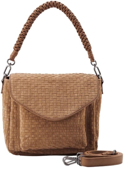 FREDsBRUDER Schoudertas Natural Flow Shoulderbag Caramel Lichtbruin