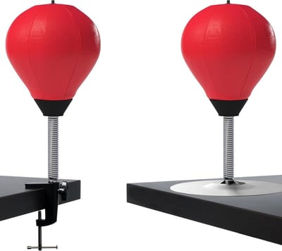Desktop Bokszak Mini met Klem en Zuignap voor Volwassenen en Kinderen