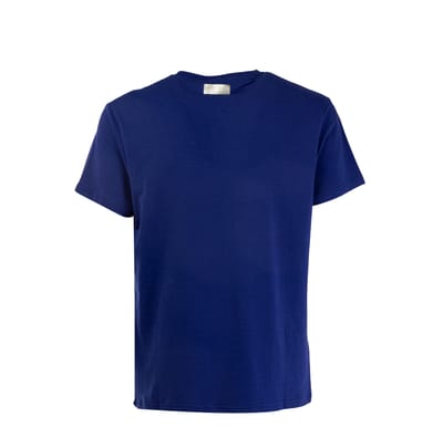 Heren-T-shirt met ronde hals en logo