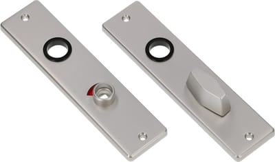 Ami Kortschild - vrij/bezet - 178x43x7mm - WC 63/8 - aluminium F-1