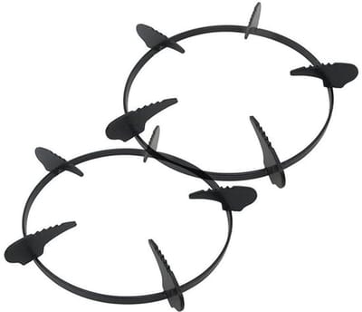 Gietijzeren woksteunring, 2 stuks woksteunrek, gasfornuishoes, kookplaten, kookplaten, wokrek, woksteunstandaard, keuken, gasfornuisrek, accessoires
