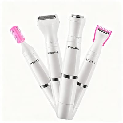 EYUSALL 4-in-1 Ontharingsapparaat voor Vrouwen - Elektrische Epilator voor Nat & Droog Gebruik
