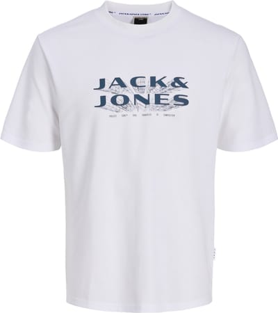 JACK&JONES - JCOFUSION JJ BRANDING TEE SS CN JNR - Jongens - T-shirts