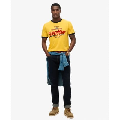 Superdry - Modern Industry relaxed T-shirt - Heren - T-shirts