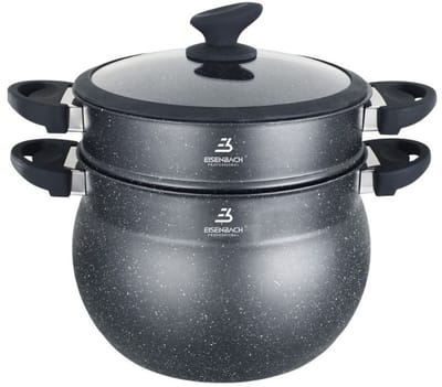 Eisenbach 13 Liter MARMEREN COUSCOUS POT - STOOMPAN , alle warmte bronnen
