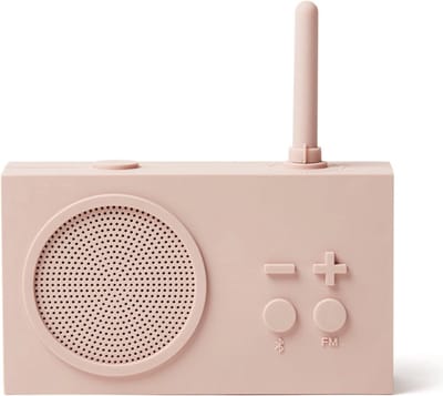 Lexon Tykho 3 badkamerradio roos - Bluetoothspeaker