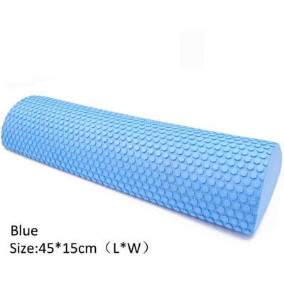 Rouleau de massage en mousse EVA demi-rond de 30 à 45 cm, équipement de fitness pour yoga, pilates, coussin d'équilibre, blocs de yoga avec massage à point flottant