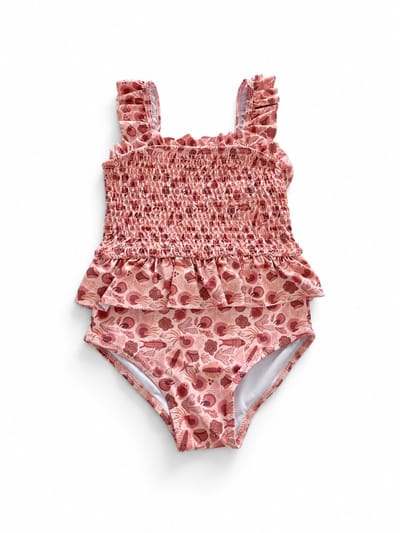 Il Bambini - badpak met Smock & Roesels - Zwempak - UPF50 - zomer - maat 56/62
